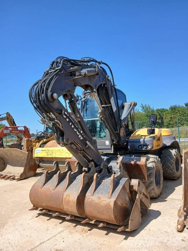Mecalac 12 MTX Gumikerekes kotrók