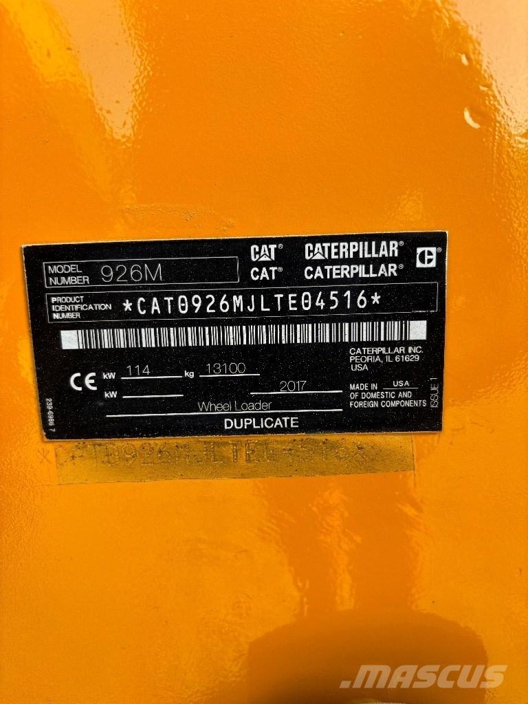 CAT 926M Mini homlokrakodók