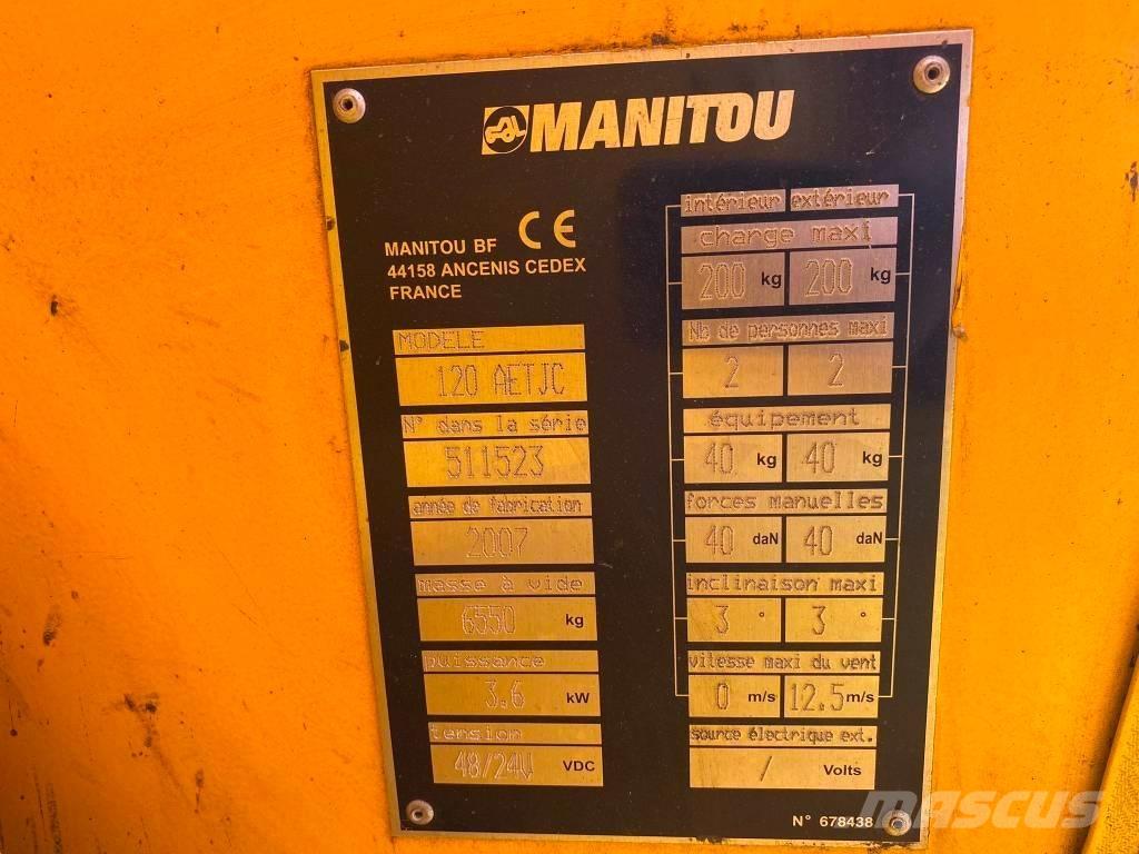 Manitou 120 AET JC Karos emelők