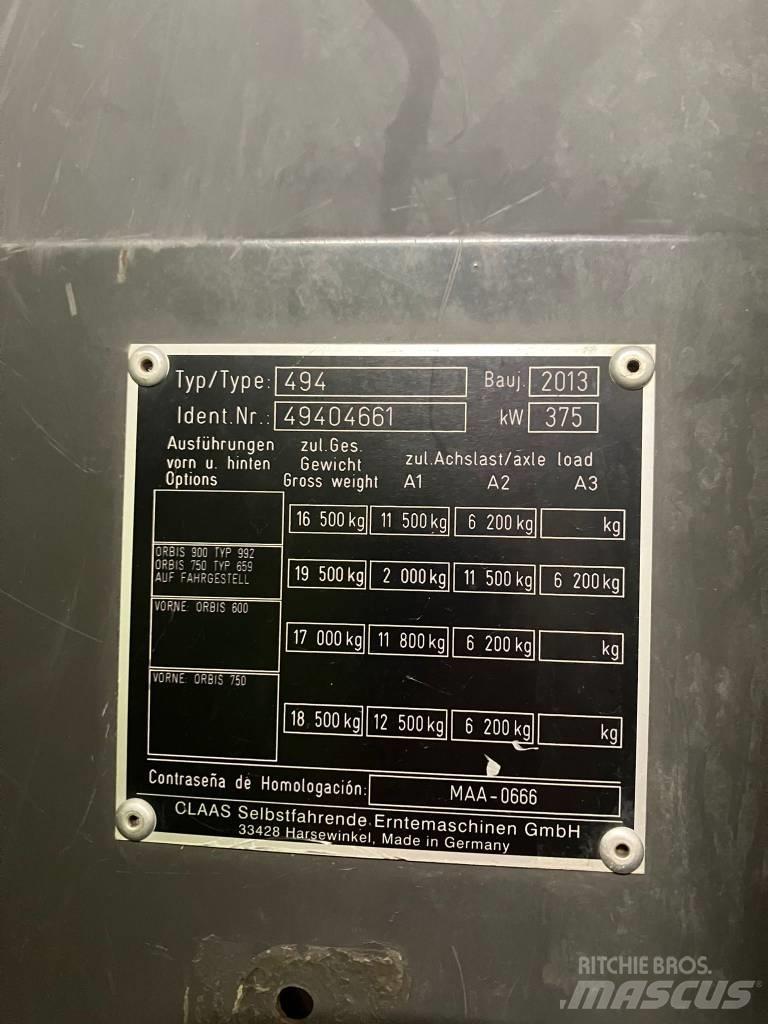 CLAAS Jaguar 940 Önjáró szecskázók