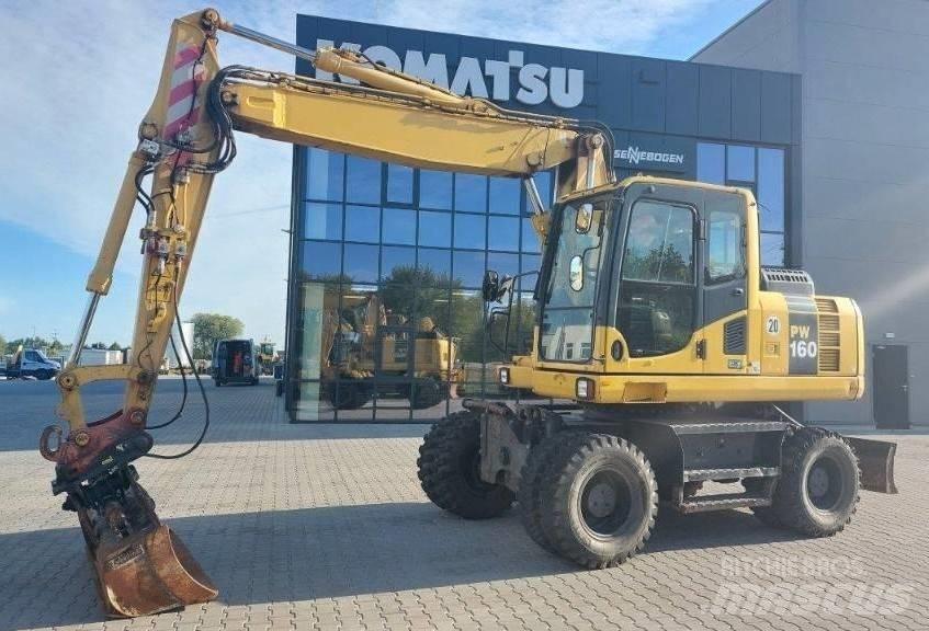 Komatsu PW160-8 Gumikerekes kotrók