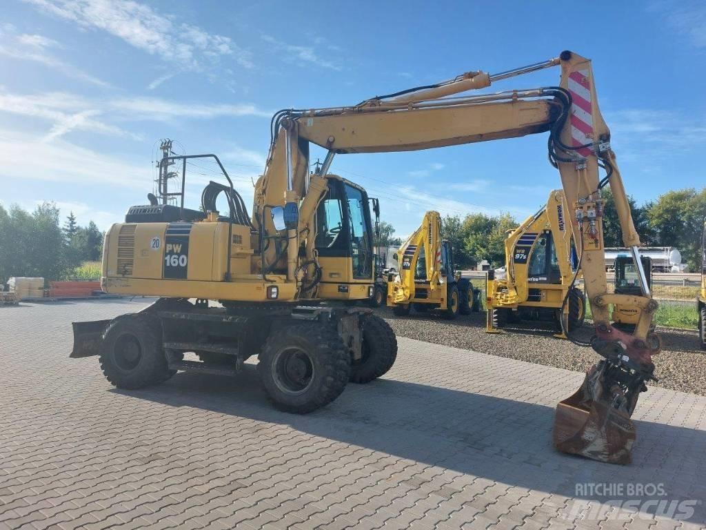 Komatsu PW160-8 Gumikerekes kotrók