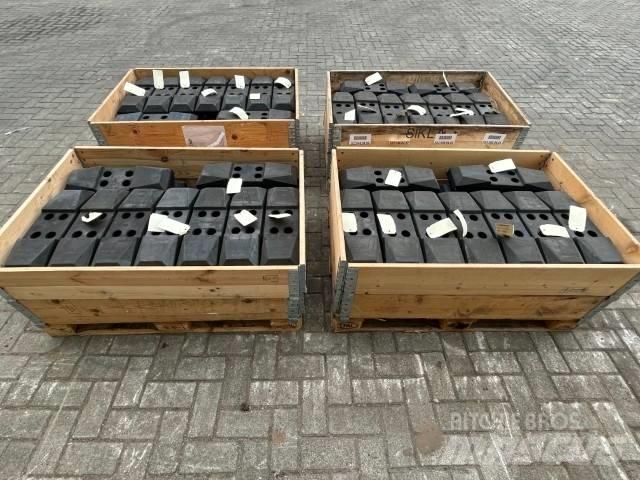  Rubber Pads Lánctalpak, láncok és futóművek