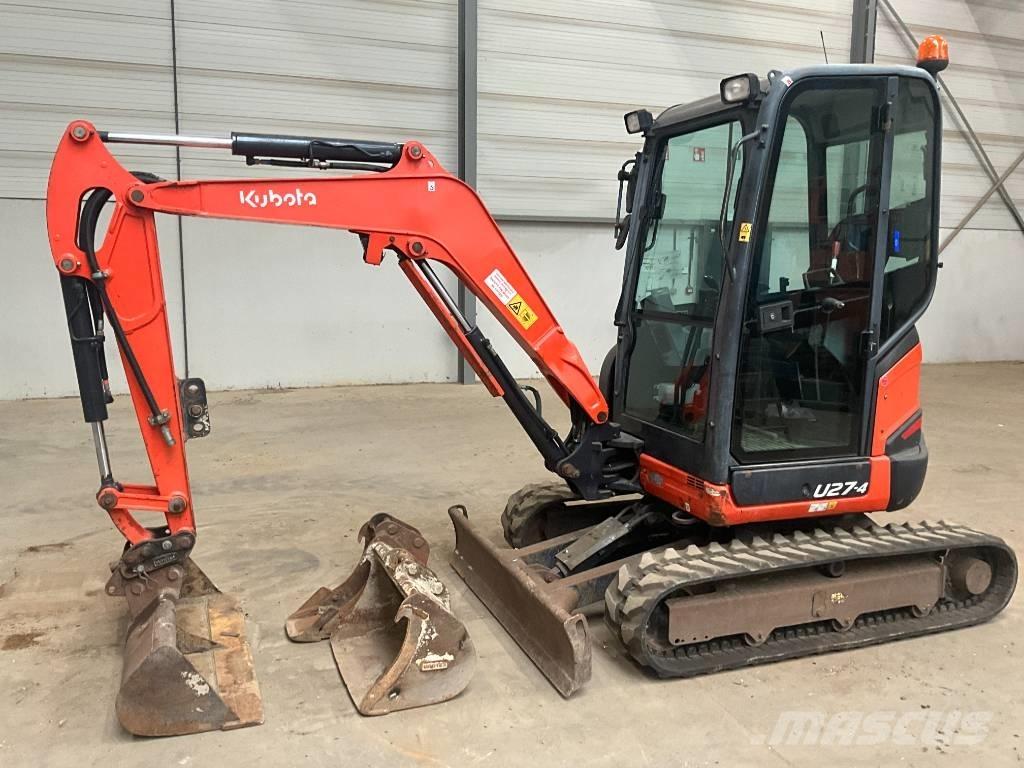Kubota U 27-4 Mini kotrók < 7t