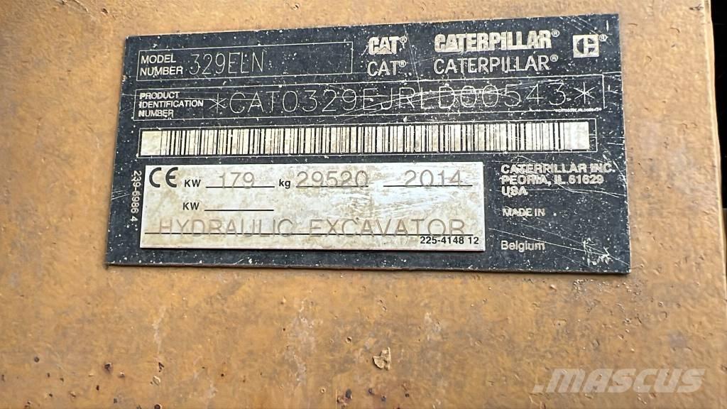 CAT 329 E LN Lánctalpas kotrók