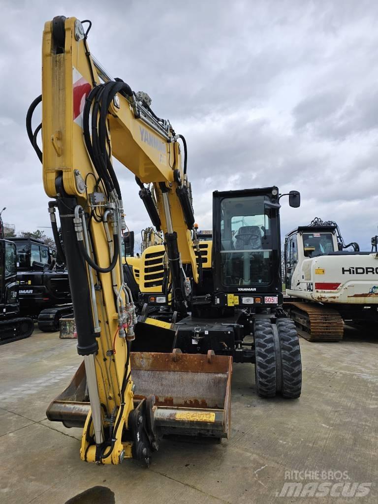 Yanmar B 95 W Gumikerekes kotrók
