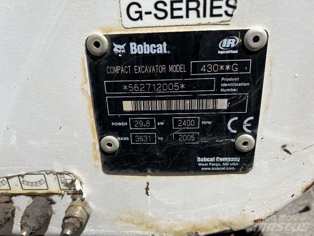 Bobcat 430 Mini kotrók < 7t