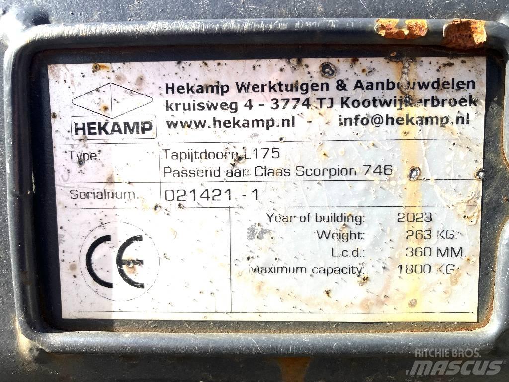 hekamp Tapijtdoorn Hulladék/Újrahasznosító berendezések alkatrészei