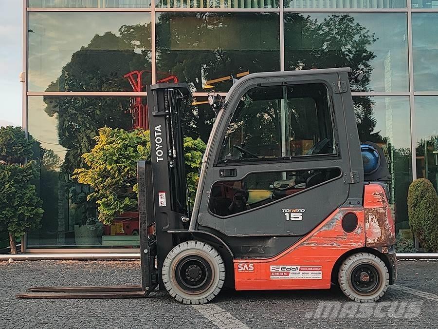 Toyota 02-8FGF15 Gázüzemű targoncák