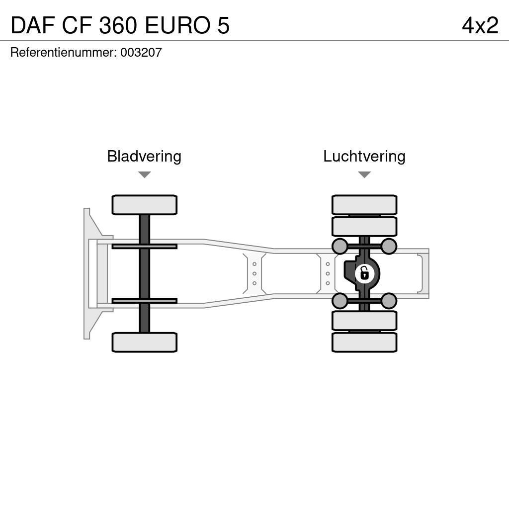 DAF CF 360 EURO 5 Nyergesvontatók