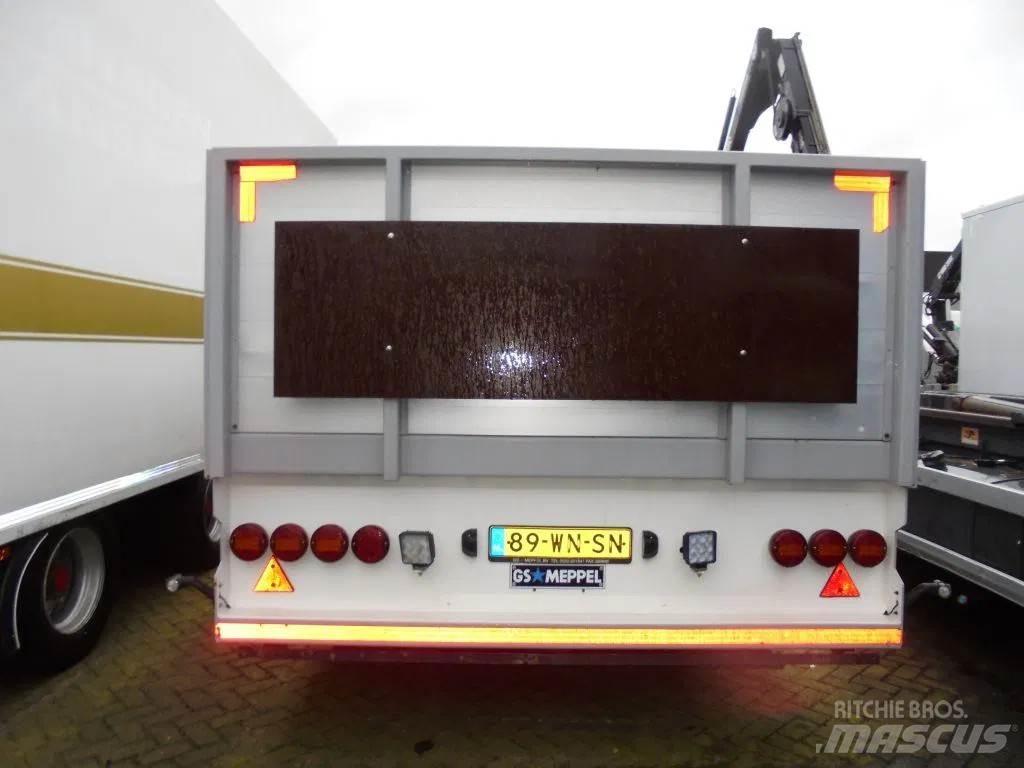 GS AN- 2000 + 2 AXLE Platós / Ponyvás pótkocsik