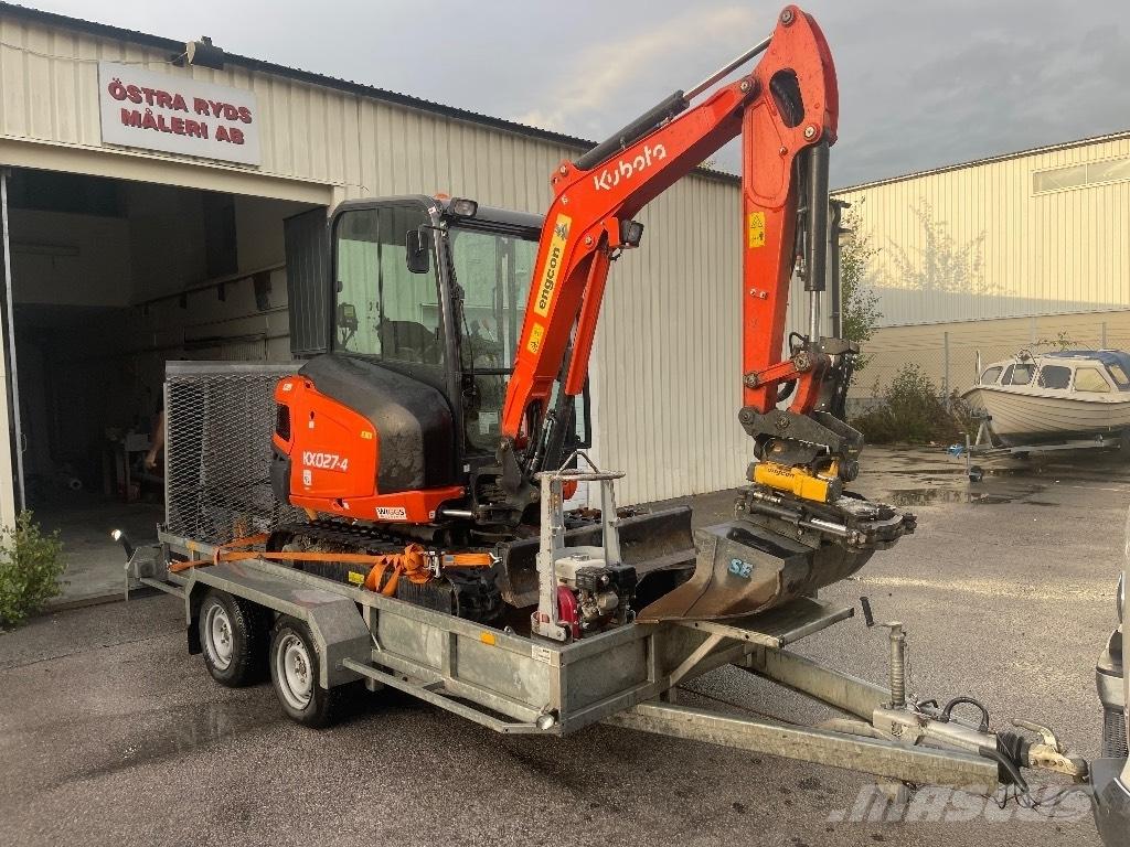 Kubota KX 027 Mini kotrók < 7t