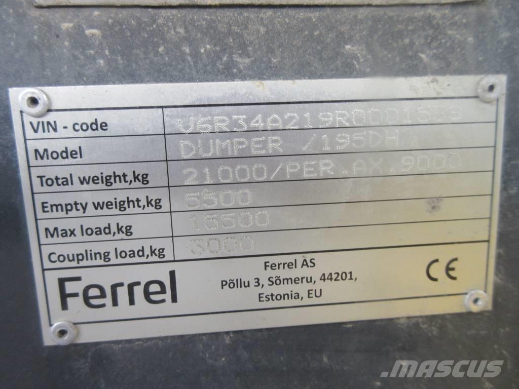 Ferrel 195 DH Billenő Mezőgazdasági pótkocsik