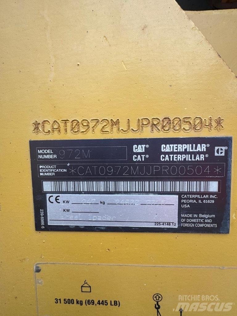 CAT 972 M Gumikerekes homlokrakodók