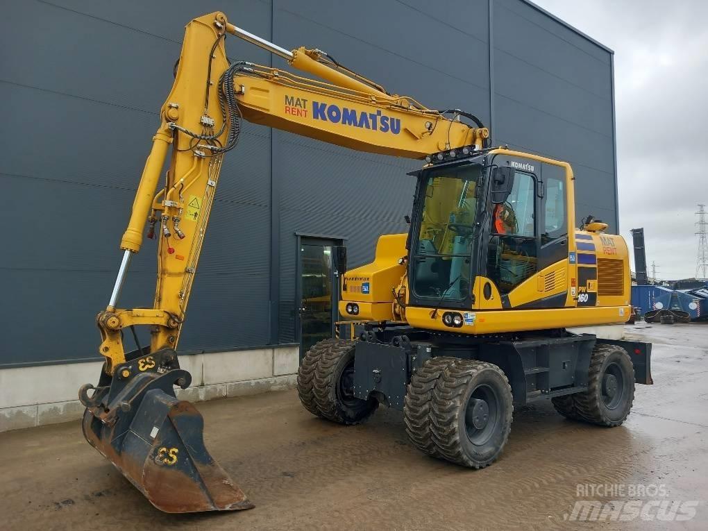 Komatsu PW180-11E0 Gumikerekes kotrók