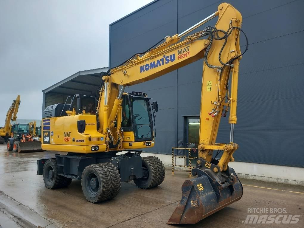 Komatsu PW180-11E0 Gumikerekes kotrók