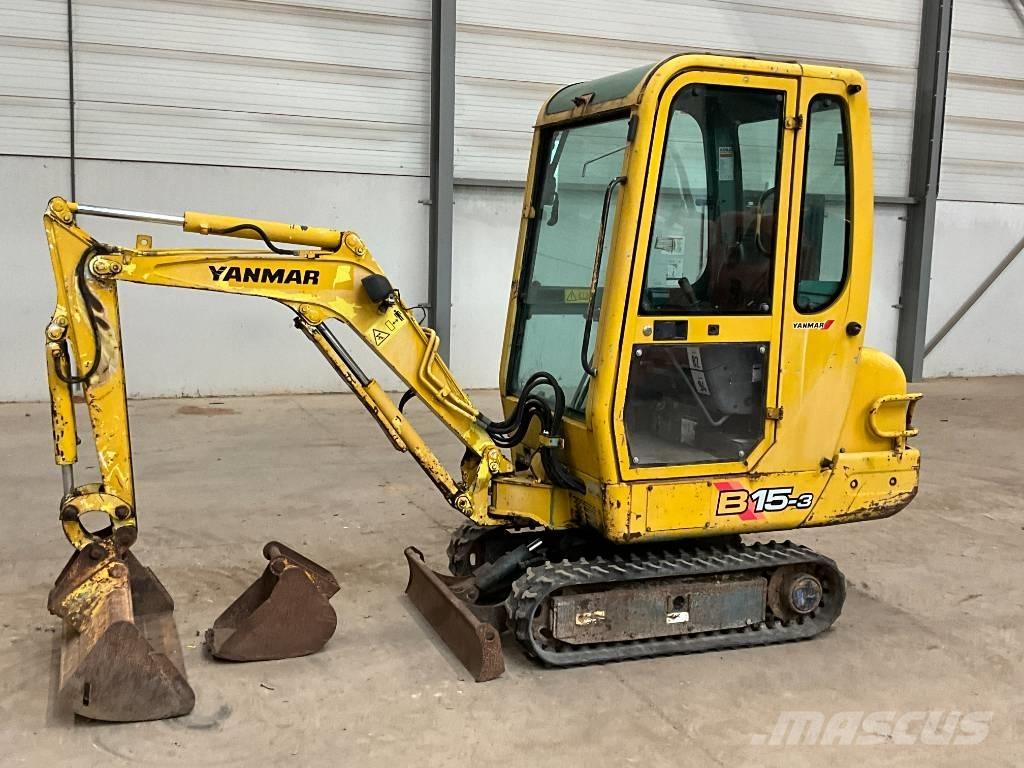 Yanmar B 15 Mini kotrók < 7t