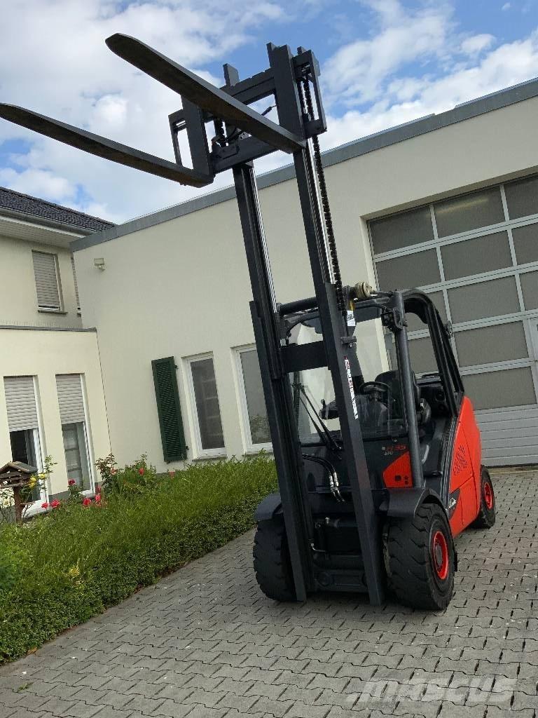 Linde H35T-02 Gázüzemű targoncák
