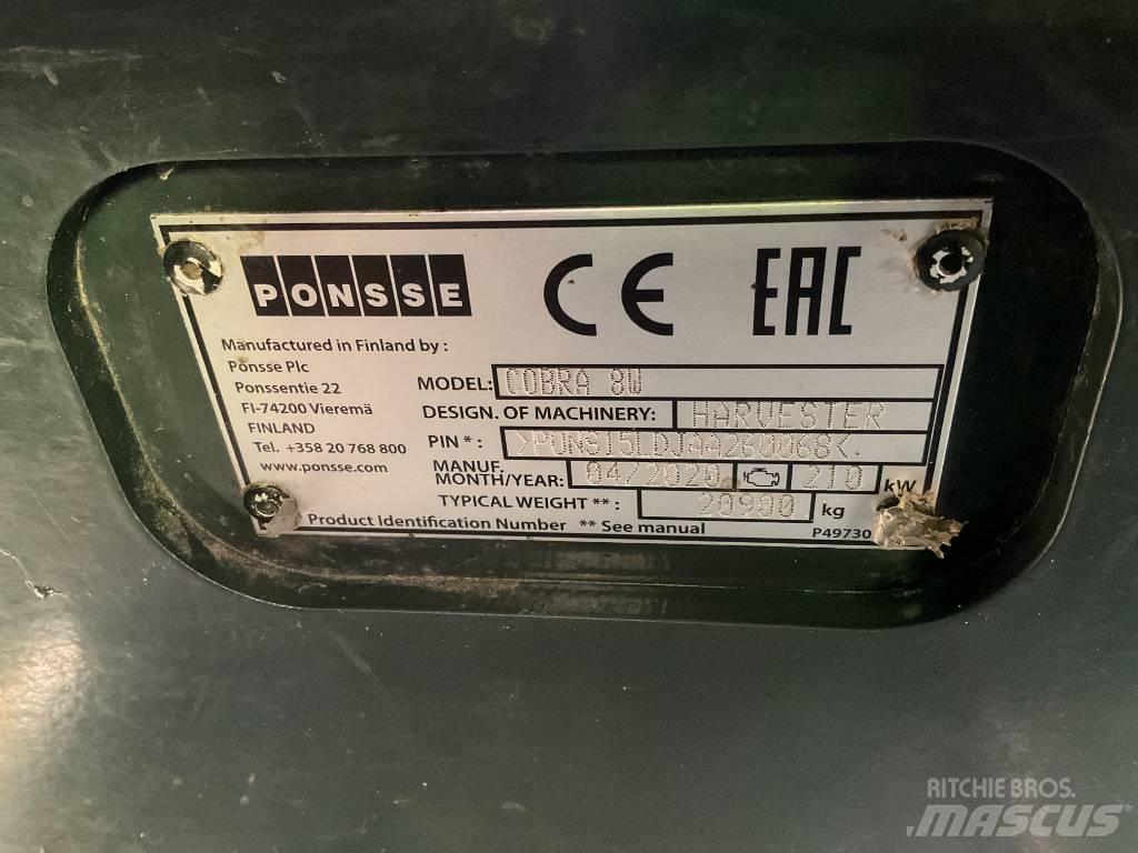 Ponsse COBRA 8W Betakarítók