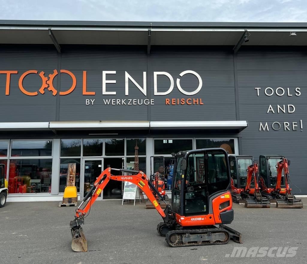 Kubota KX 018-4 Mini kotrók < 7t