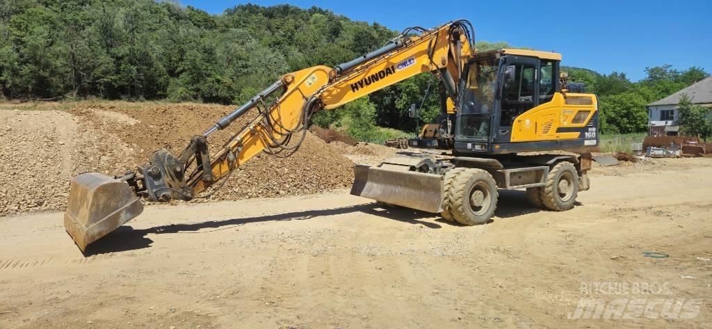 Hyundai HW 160 Gumikerekes kotrók