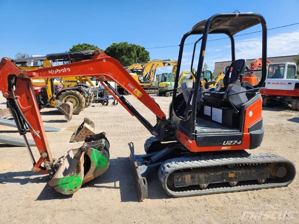 Kubota U 27-4 Mini kotrók < 7t