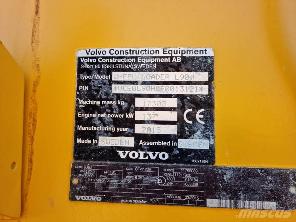 Volvo L 90 H Gumikerekes homlokrakodók