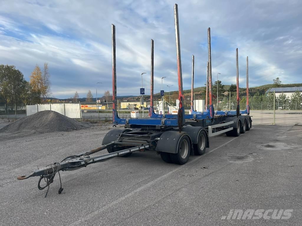  Bodensläp BST542 Rönkszállító pótkocsik