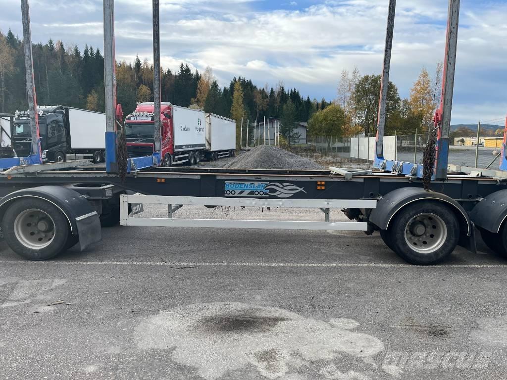  Bodensläp BST542 Rönkszállító pótkocsik