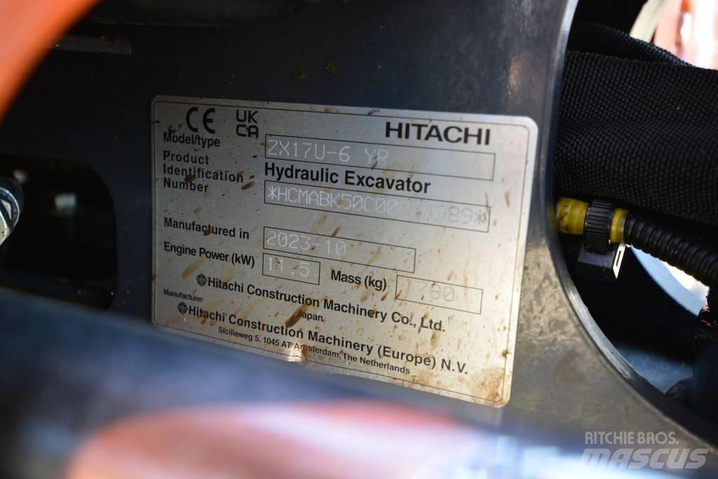 Hitachi ZX 17 U-6 Mini kotrók < 7t