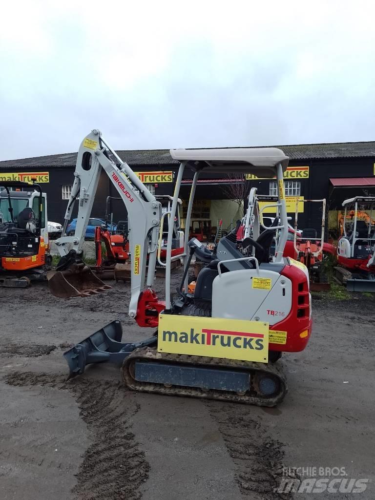 Takeuchi TB216 Mini kotrók < 7t