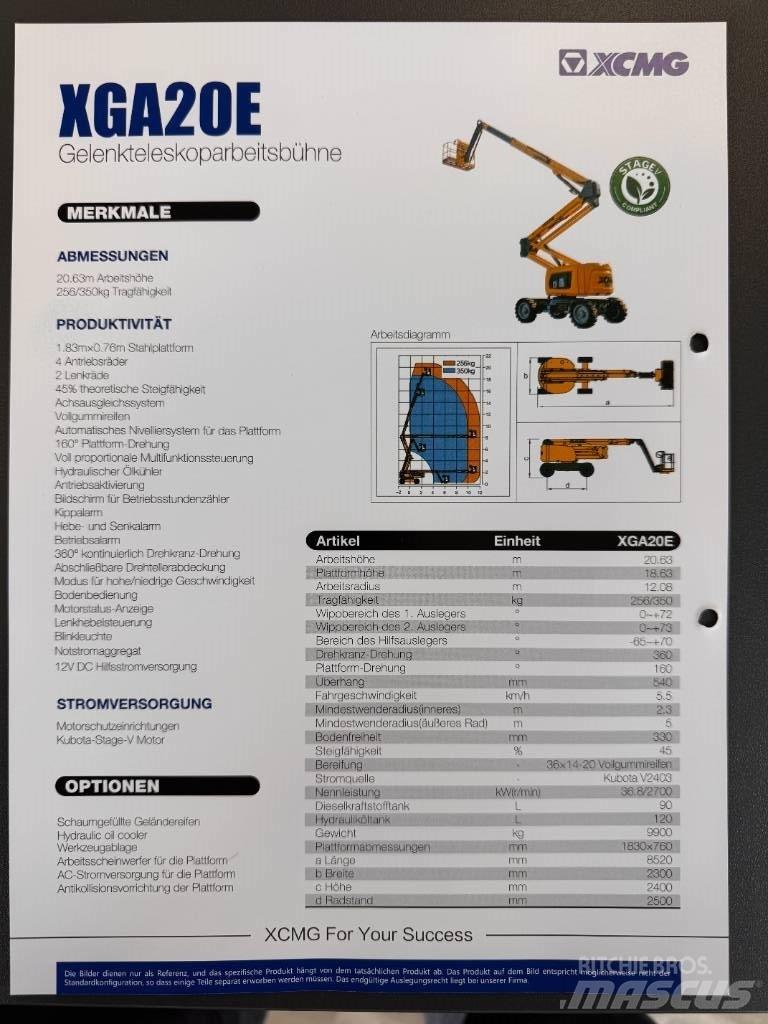 XCMG XGA 20 E Karos emelők