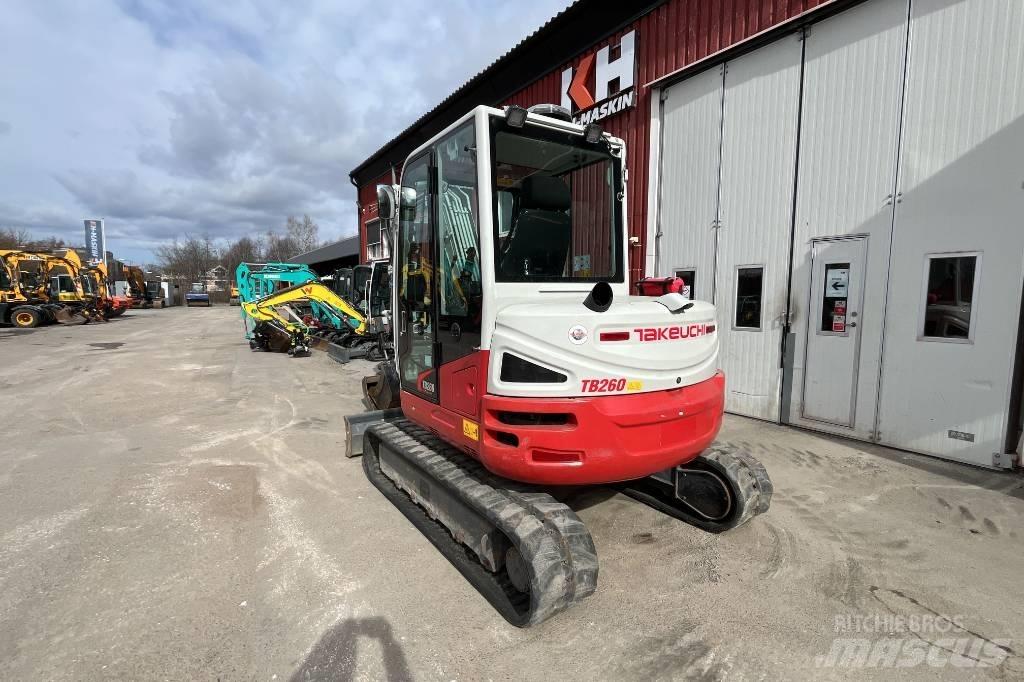 Takeuchi TB 260 Mini kotrók < 7t
