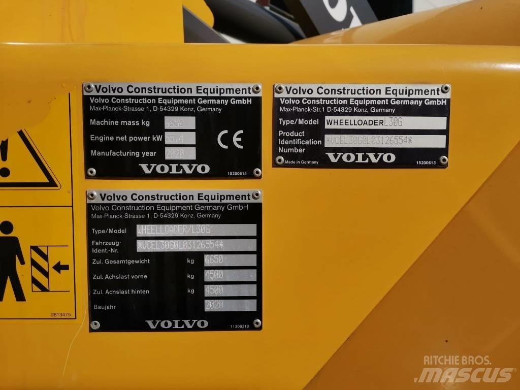 Volvo Radlader L30G Gumikerekes homlokrakodók
