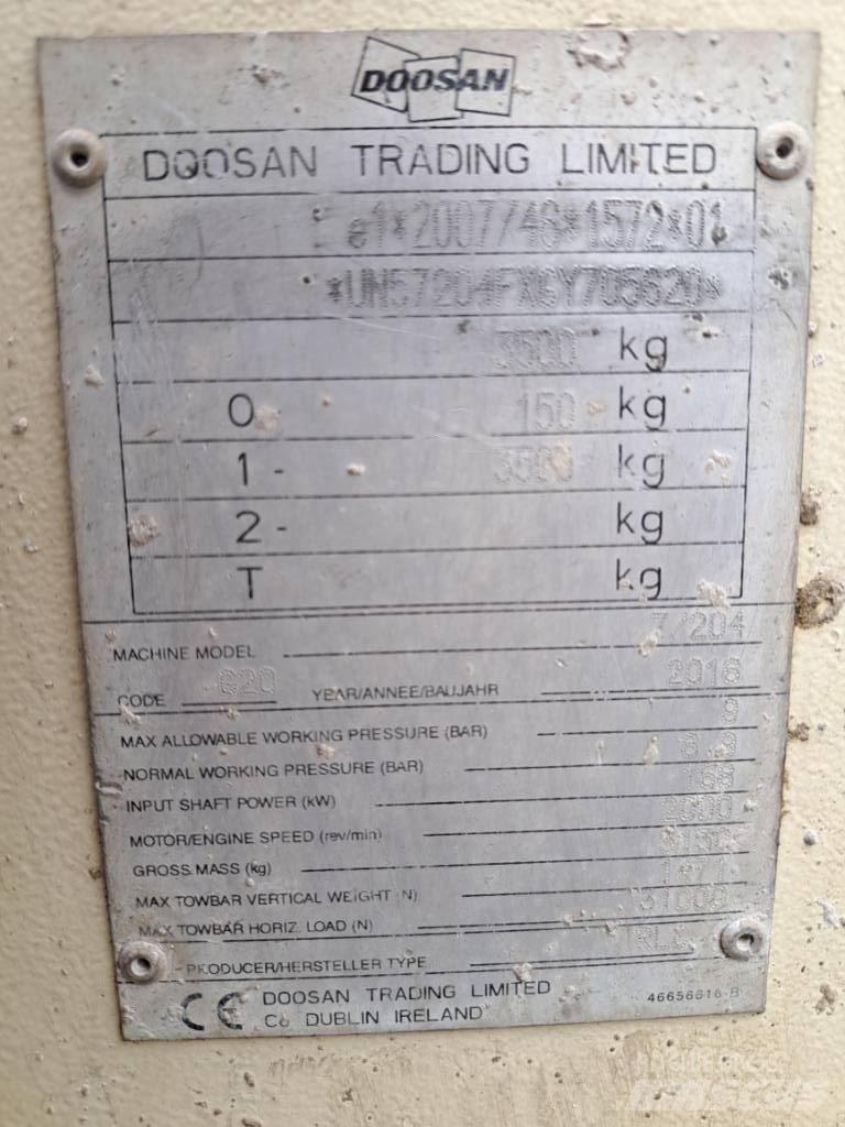 Doosan 7/204 Kompresszorok