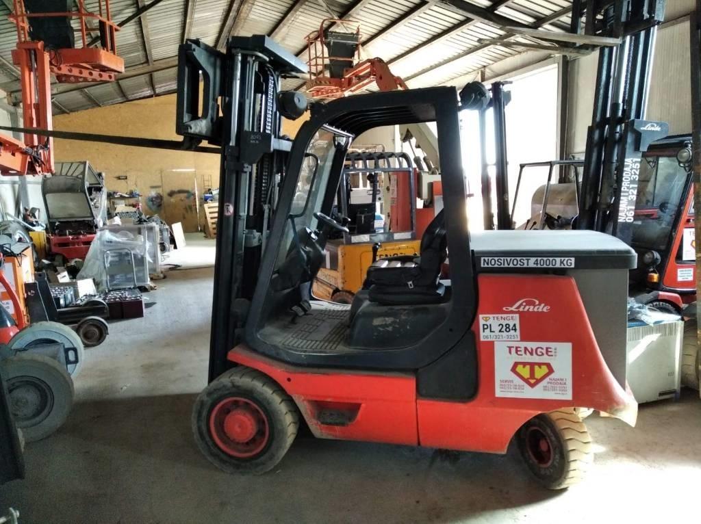 Linde E40P Elektromos targoncák