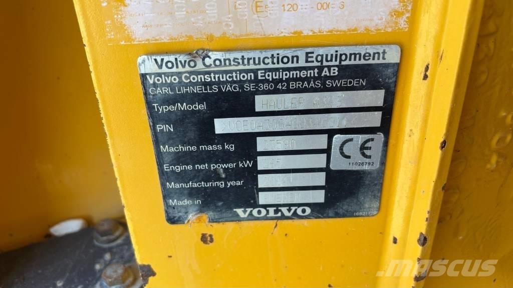 Volvo A 30 G Csuklósdömperek