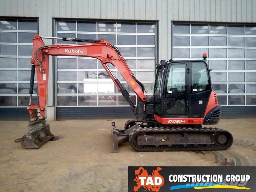 Kubota KX 080-4 Közepes (midi) kotrók 7 t - 12 t