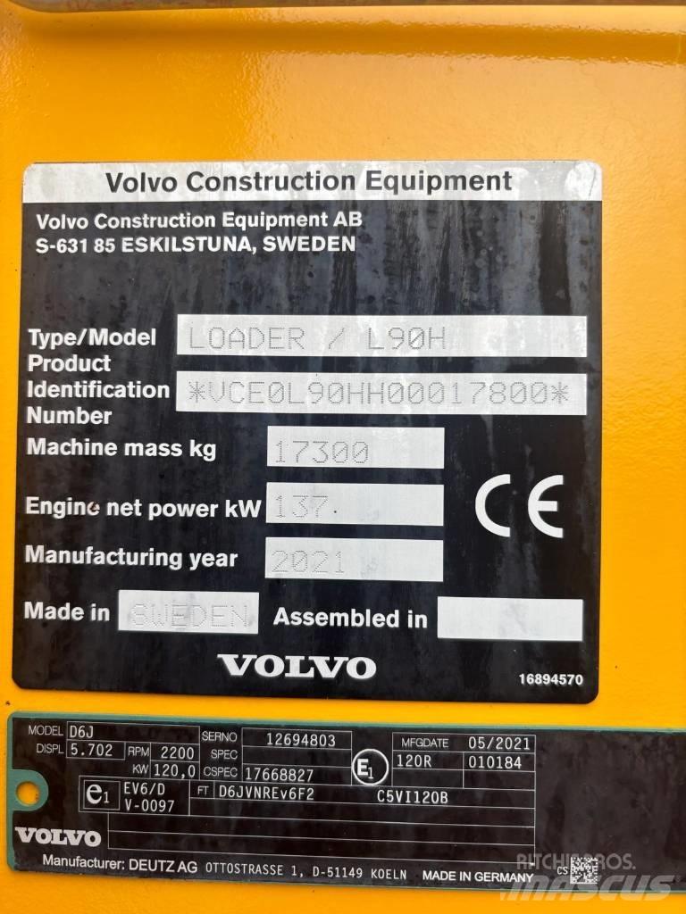 Volvo L90H Gumikerekes homlokrakodók