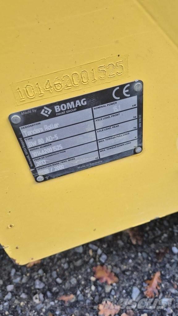 Bomag BW 80 AD-5 Ikerdobos hengerek