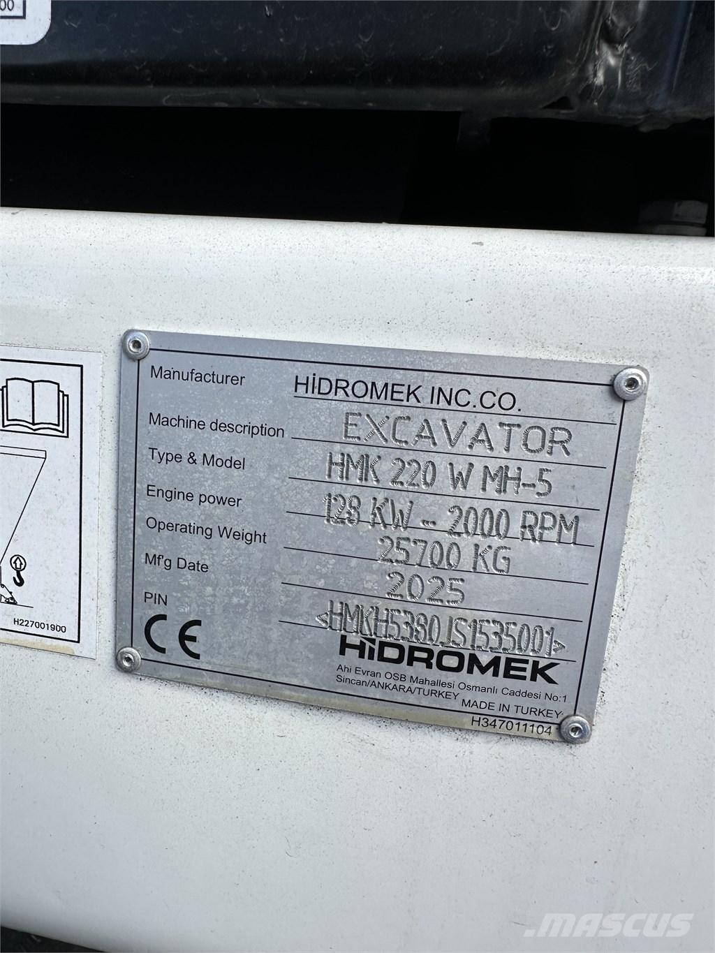 Hidromek 220W MH-5 Hulladékkezelő gépek