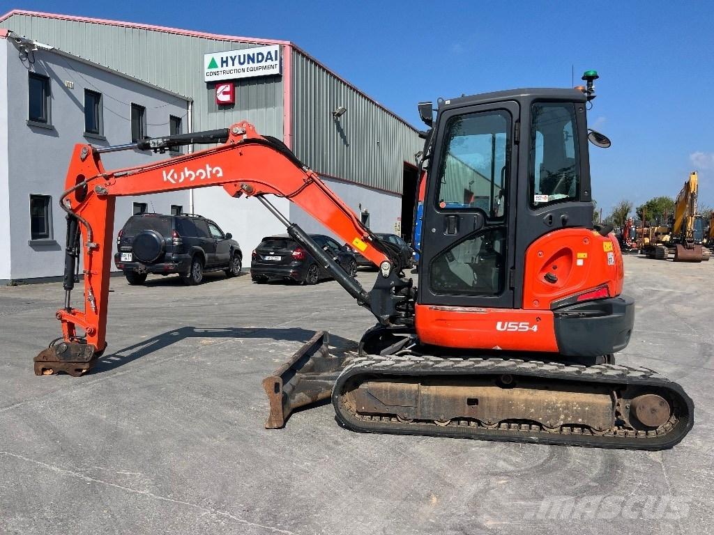 Kubota U 55-4 Mini kotrók < 7t