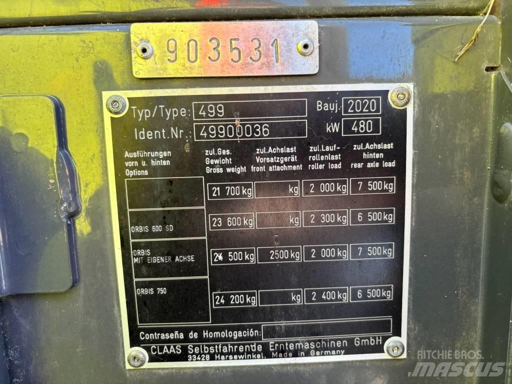 CLAAS Jaguar 960 4WD Önjáró szecskázók