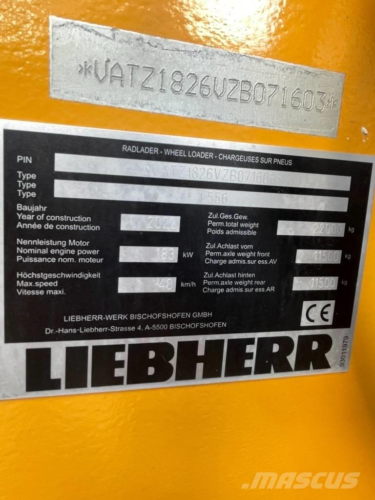 Liebherr L 556 Gumikerekes homlokrakodók