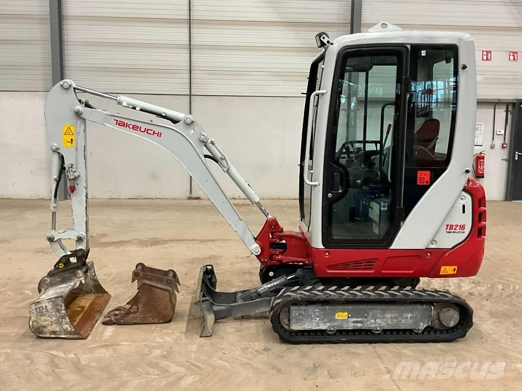 Takeuchi TB 216 Mini kotrók < 7t