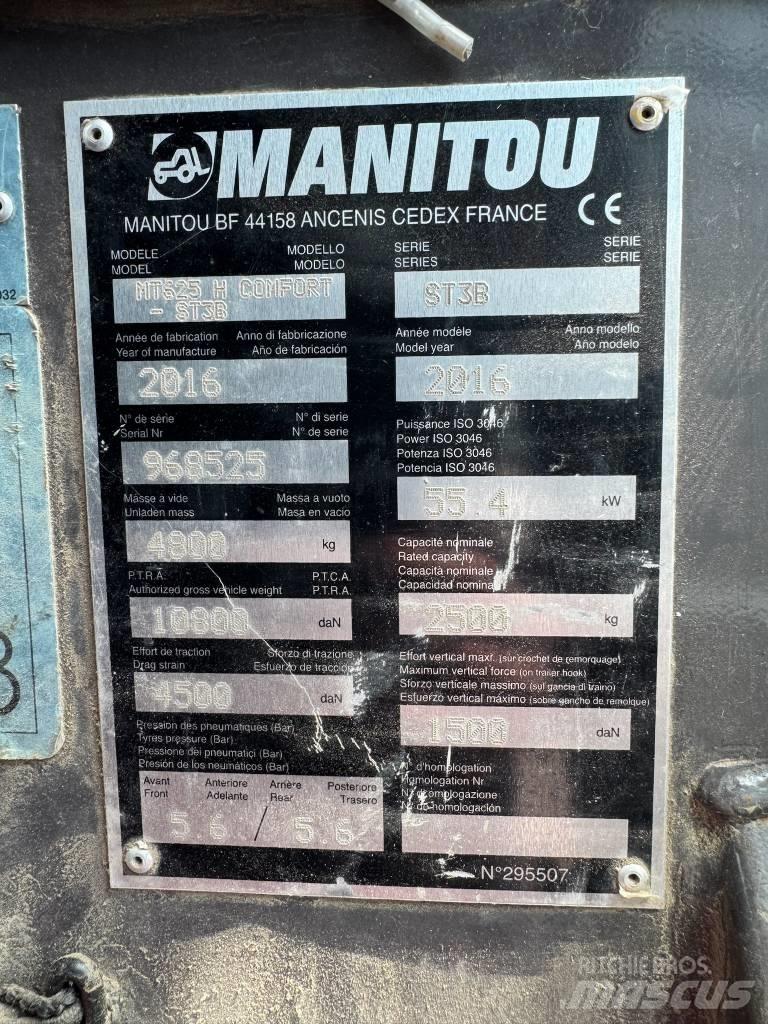 Manitou MT 625 H Teleszkópos rakodók