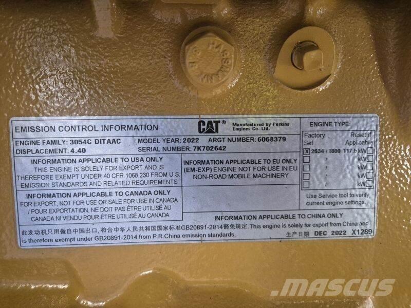 CAT 3054C DITAAC Motorok