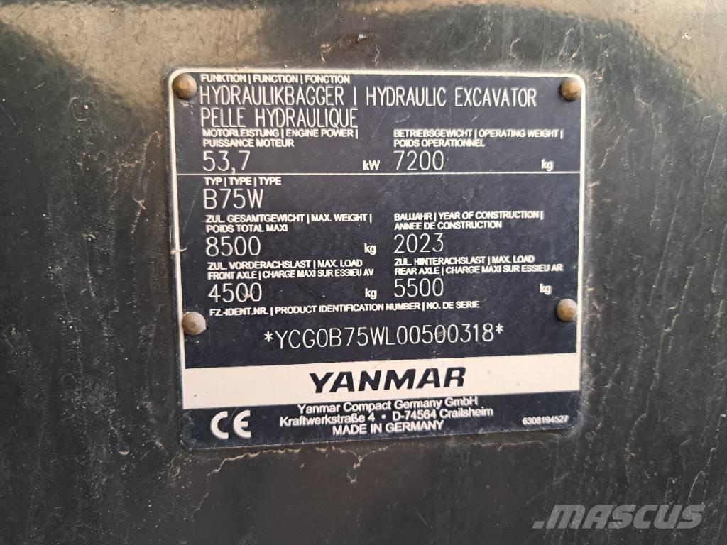 Schaeff B75W Gumikerekes kotrók