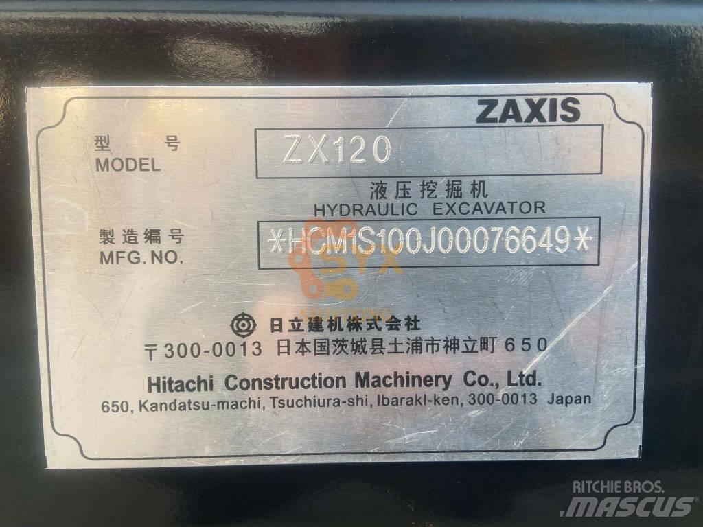Hitachi ZX 120 Lánctalpas kotrók