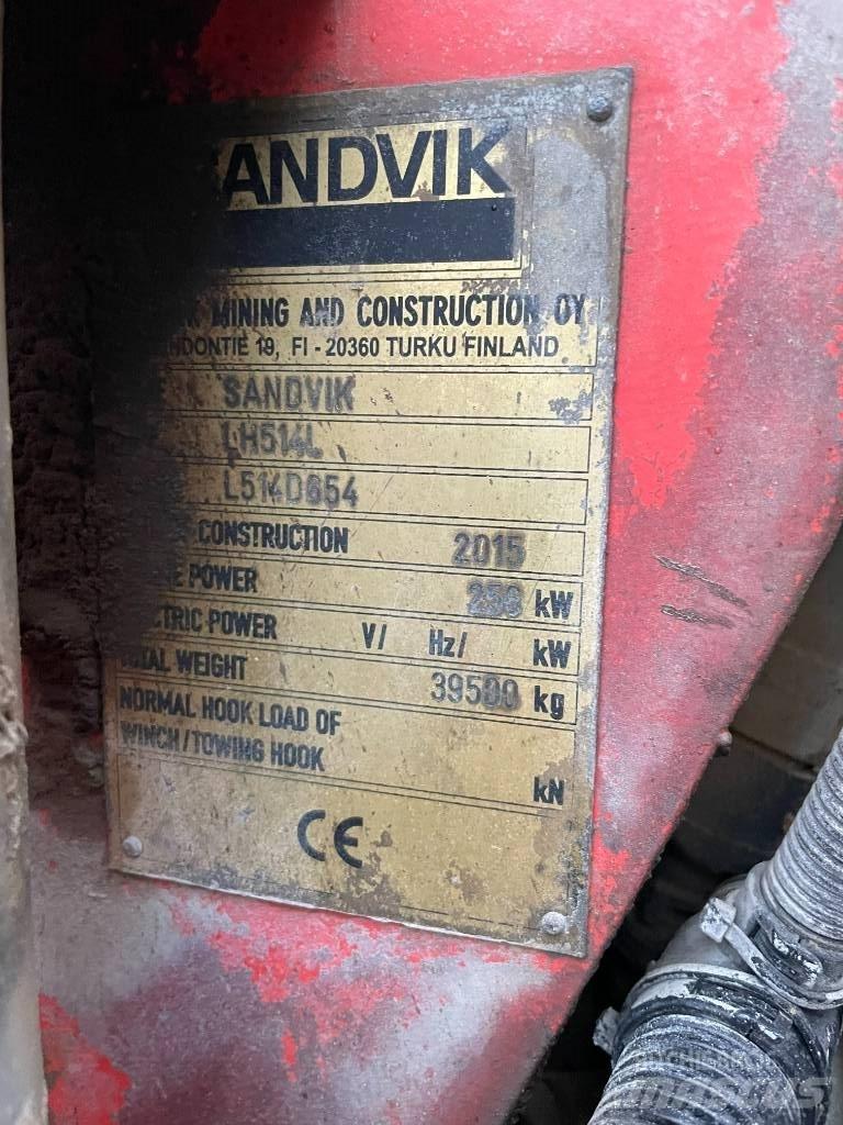 Sandvik LH 514 Bányászati Homlokrakodók